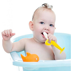 Bébé brosse Universal - 6 à 12 mois, Jaune