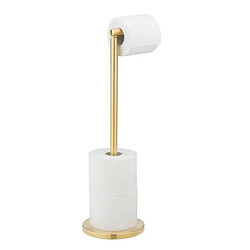 WENKO Porte papier toilette 2 en 1 - Or