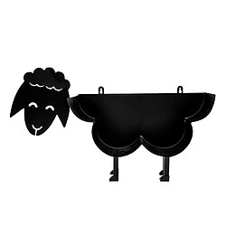 Universal Adorable porte-papier toilette noir mouton, nouveau stand libre ou mur installé sur le rack de papier toilette mouchoir | rack papier (noir)