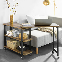 Sobuy Table d'appoint Rotative