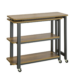 Sobuy Table d'appoint Rotative