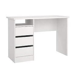 But Bureau STUDY 3 tiroirs Blanc