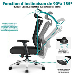 Homimaster Lexzurn Chaise Ergonomique