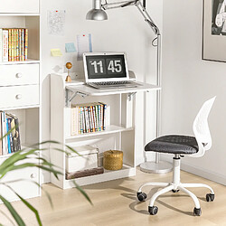 SoBuy Bureau pliant FWT92-W - Blanc
