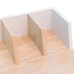 Acheter The Home Deco Factory Bureau industriel Brice - L. 90 x l. 84 cm - Blanc