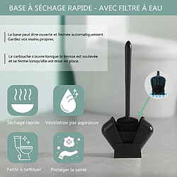 Acheter Brosse WC en silicone - Noir