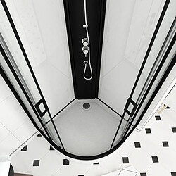 Aurlane Cabine de douche quart de cercle