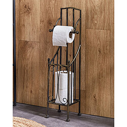 Porte papier toilettes rétro - BELIANI
