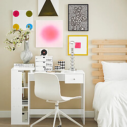 SoBuy FWT35-W Bureau avec étagères