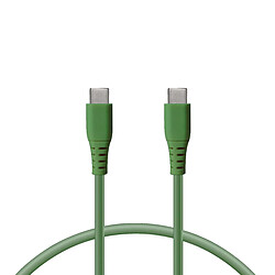 Câble de Données/Recharge USB KSIX 1 m - Vert