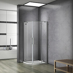 Cabine de douche 1/4 de rond 90x90x197 cm