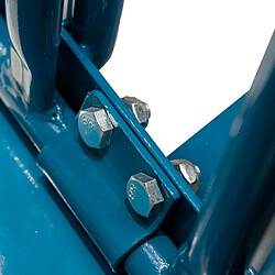 Ferrestock Chariot de manutention pliable - Bleu pas cher