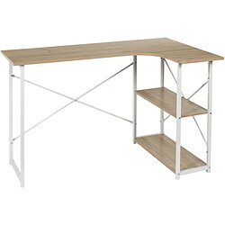 The Home Deco Factory Bureau d'angle Job - Blanc