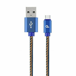 Gembird Câble USB A/C CC-USB2J-AMCM-1M-BL Bleu 1m