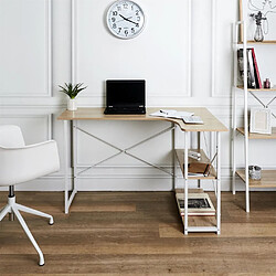 The Home Deco Factory Bureau d'angle Job - Blanc