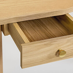 Acheter Mes Bureau scandinave avec caisson - Chêne naturel