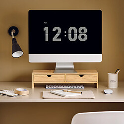 SoBuy FRG198-N Support d'écran en Bambou