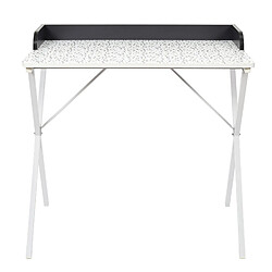 Acheter Toilinux Bureau Simple en Mélaminé et Acier - Bleu