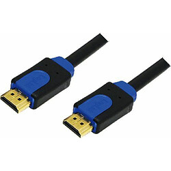 LogiLink HDMI High Speed 3 m Noir/Bleu