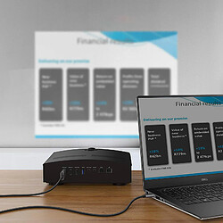 Wiwu Câble USB-C HDMI - 2m Noir pas cher