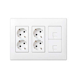 Ledkia Boîtier en saillie 3 éléments Simon 500 Cima pas cher