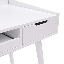 Acheter Mendler Bureau informatique avec caisson - Blanc