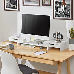 SoBuy Support Écran Ergonomique Blanc