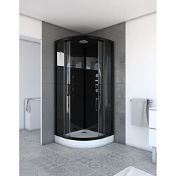 Aurlane Cabine de douche quart de cercle
