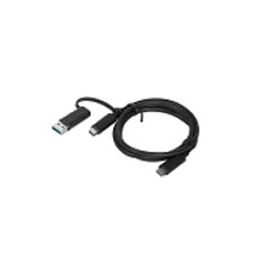 Lenovo Hybrid USB-C avec câble USB-A
