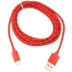 Acheter Câble rouge iPhone USB 2m Wewoo