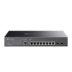 TP-Link JetStream TL-SG3210 V3.6 - Commutateur - C2+ - Géré - 8 x 10/100/1000 + 2 x Gigabit SFP - Montable sur rack
