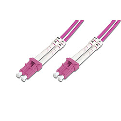 Digitus Câble LC/LC fibre optique - Rose - 5 m