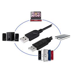 Acheter Wewoo Câble USB 2.0 à double connecteur - 50 cm