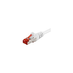 CAT 6-3000 SSTP PIMF - Blanc 30 m