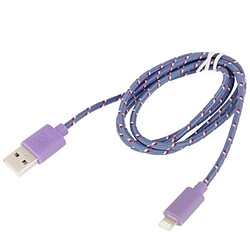 Avis Wewoo Câble Violet iPhone USB 1m