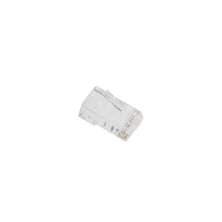 Lanberg PLU-6020EZ Connecteur LAN CAT6 Connecteur LAN RJ45 - Cat6 - 8P8C - U/UTP - Transparent
