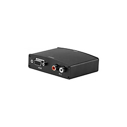 Convertisseur HDMI vers VGA + audio - Noir - Reconditionné