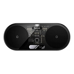 Baseus Chargeur sans fil Dual USB-C 20W Chargeur sans fil double USB-C - 20W - Noir - Charge rapide et efficace