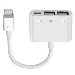 Avizar Lightning vers USB & Lightning - Blanc