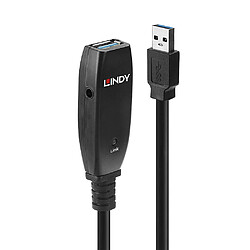 Lindy Rallonge active USB 3.0, Slim, 15m 