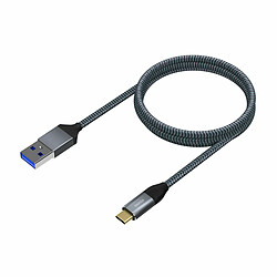 Aisens USB A vers USB C 2m - Gris