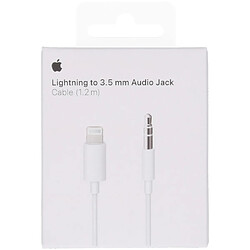 Avis Apple Câble Lightning vers Jack 3,5 mm 1,2m Blanc
