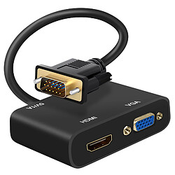 Avizar Adaptateur VGA vers HDMI/VGA