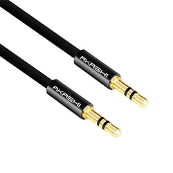 Câble Audio Jack 3.5 mm Akashi ALTJ 35 B Noir