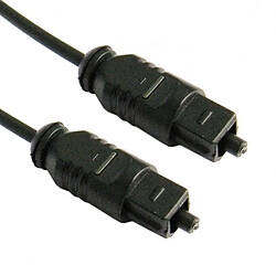 Wewoo Câble Optique Audio - 2m Noir