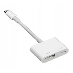 GUPBOO Convertisseur JL281 Convertisseur Lightning vers HDMI - OTG - Plug and play - Aluminium