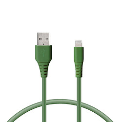 KSIX câble de données/recharge USB - 1 m Vert