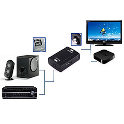 Wewoo Adaptateur RCA-optique audio pas cher