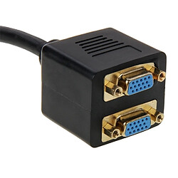 Wewoo Câble VGA séparateur - 30 cm - Noir
