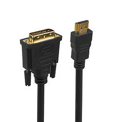 Avis Maclean Câble DVI-HDMI 2m - Noir